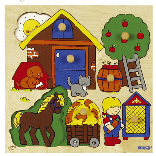 Legepuzzle Bauernhof