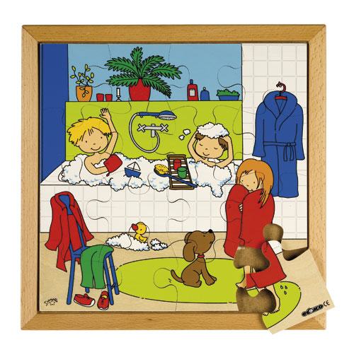 Puzzle Badezeit