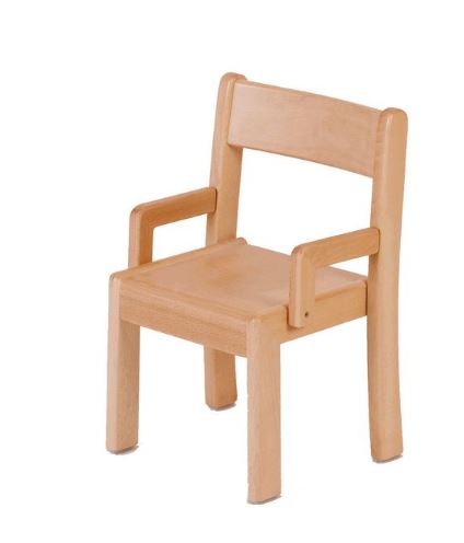 Stapelstuhl Simeon mit Armlehne
