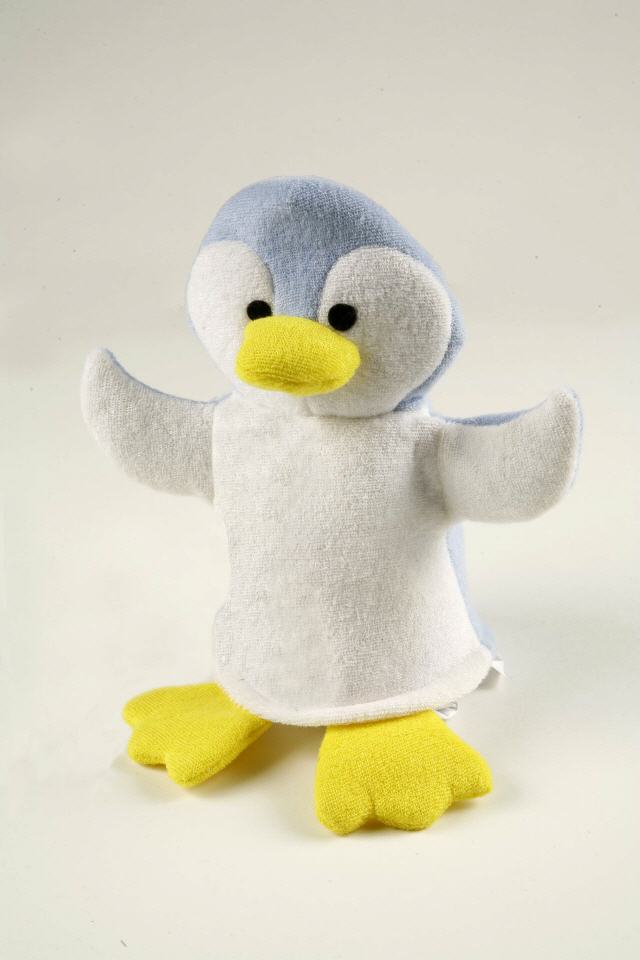 Waschhandschuh Pinguin