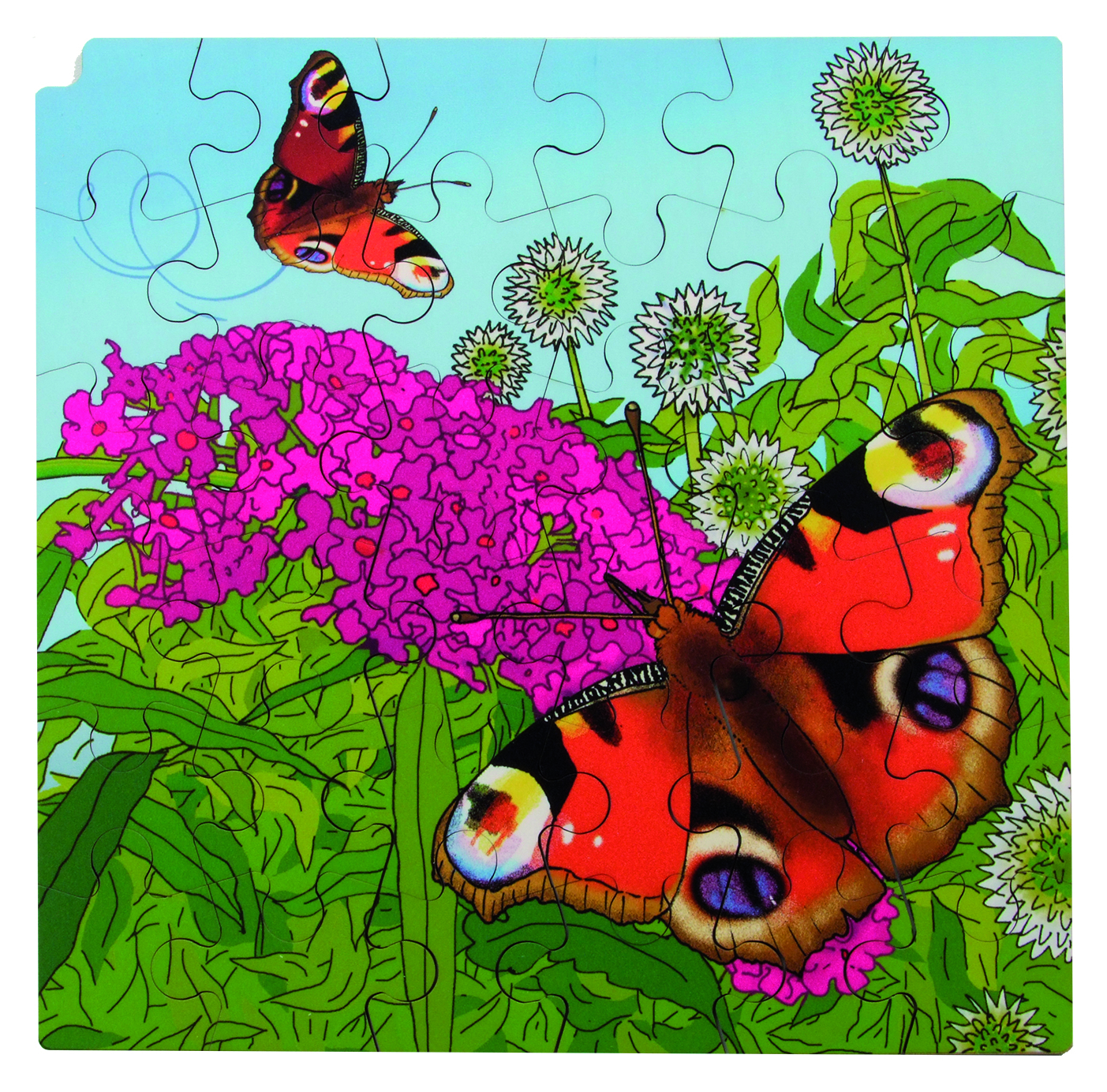 Wachstumspuzzle Schmetterling