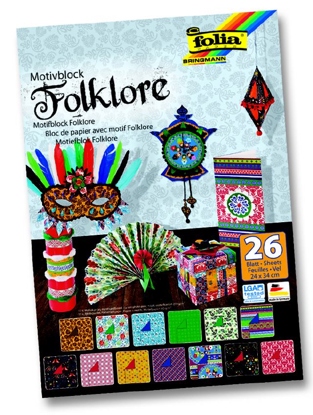 Motivkarton Folklore