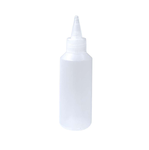Leerflasche mit spitzer Verschlusskappe